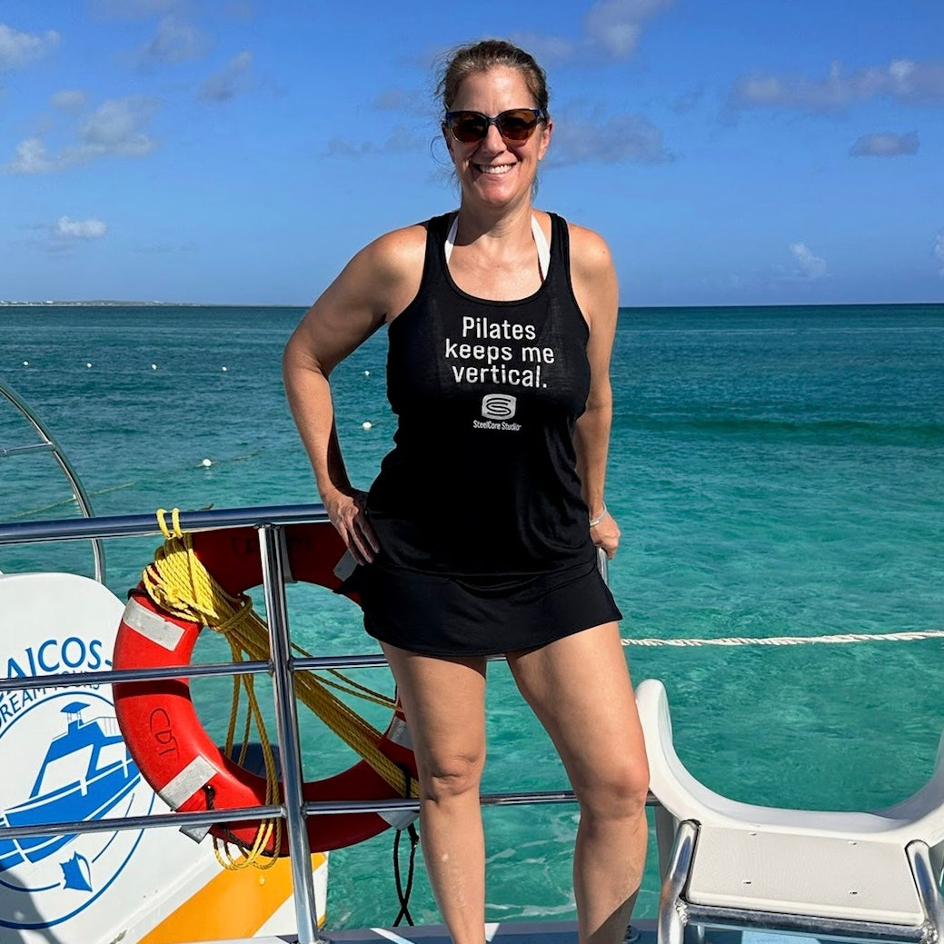 “Pilates Keeps Me Vertical”  Collection