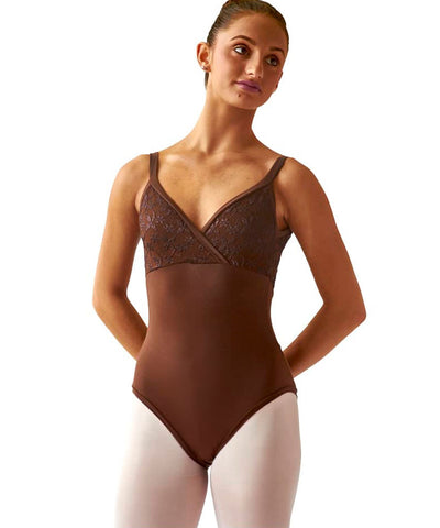 Lace Embossed Camisole Leotard - SteelCore 