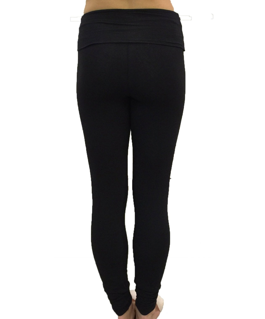 UnSEAMly Foldover Waist Legging in Brushed Supplex - SteelCore 