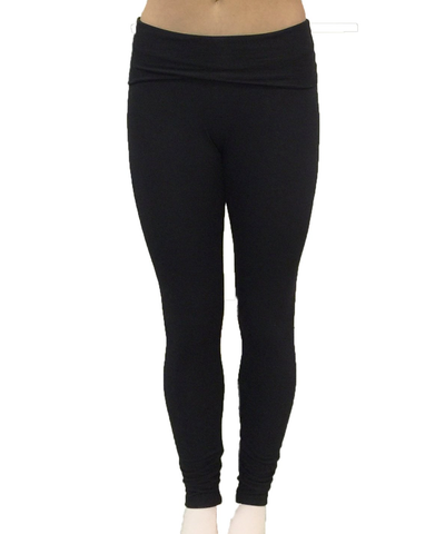 UnSEAMly Foldover Waist Legging in Brushed Supplex - SteelCore 