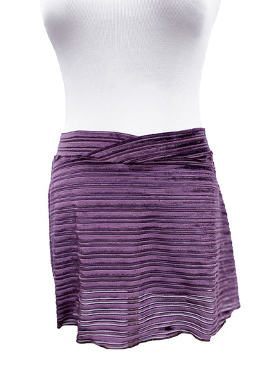 Ribbed Velvet Skirt